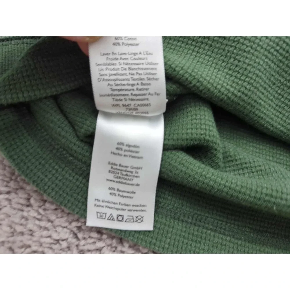 Lot of 2 Eddie Bauer Pullover Sweater Mens Small Cotton Blend Thermal - Picture 6 of 13